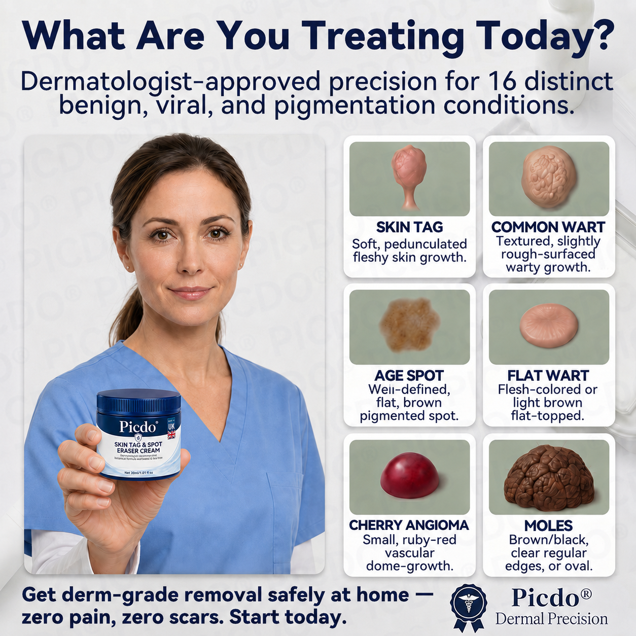 🍀𝐏𝐢𝐜𝐝𝐨® 7-𝐃𝐚𝐲 𝐒𝐤𝐢𝐧 𝐓𝐚𝐠 & 𝐒𝐩𝐨𝐭 𝐄𝐫𝐚𝐬𝐞𝐫 𝐂𝐫𝐞𝐚𝐦 (Zero Pain, Zero 𝐒𝐜𝐚𝐫𝐬 Formula) 💯
