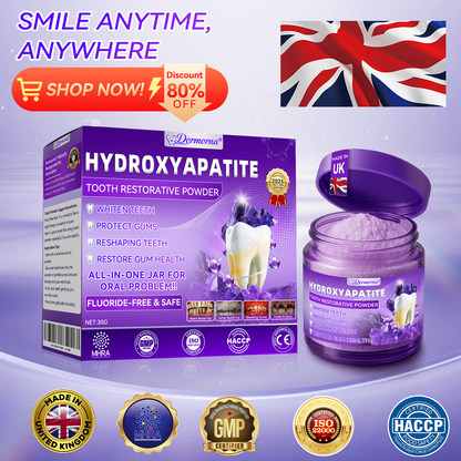 🎉New Year Special: 80% OFF✨Dormorna® Hydroxyapatite Tooth Restorative Powder 🦷