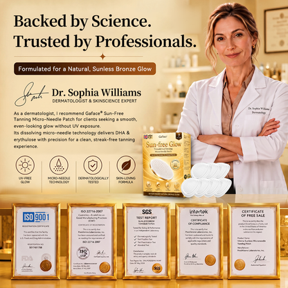 ✨👍𝗚𝗮𝗳𝗮𝗰𝗲® Sunless Natural Glow Transdermal Tanning Micro-Needle Patch