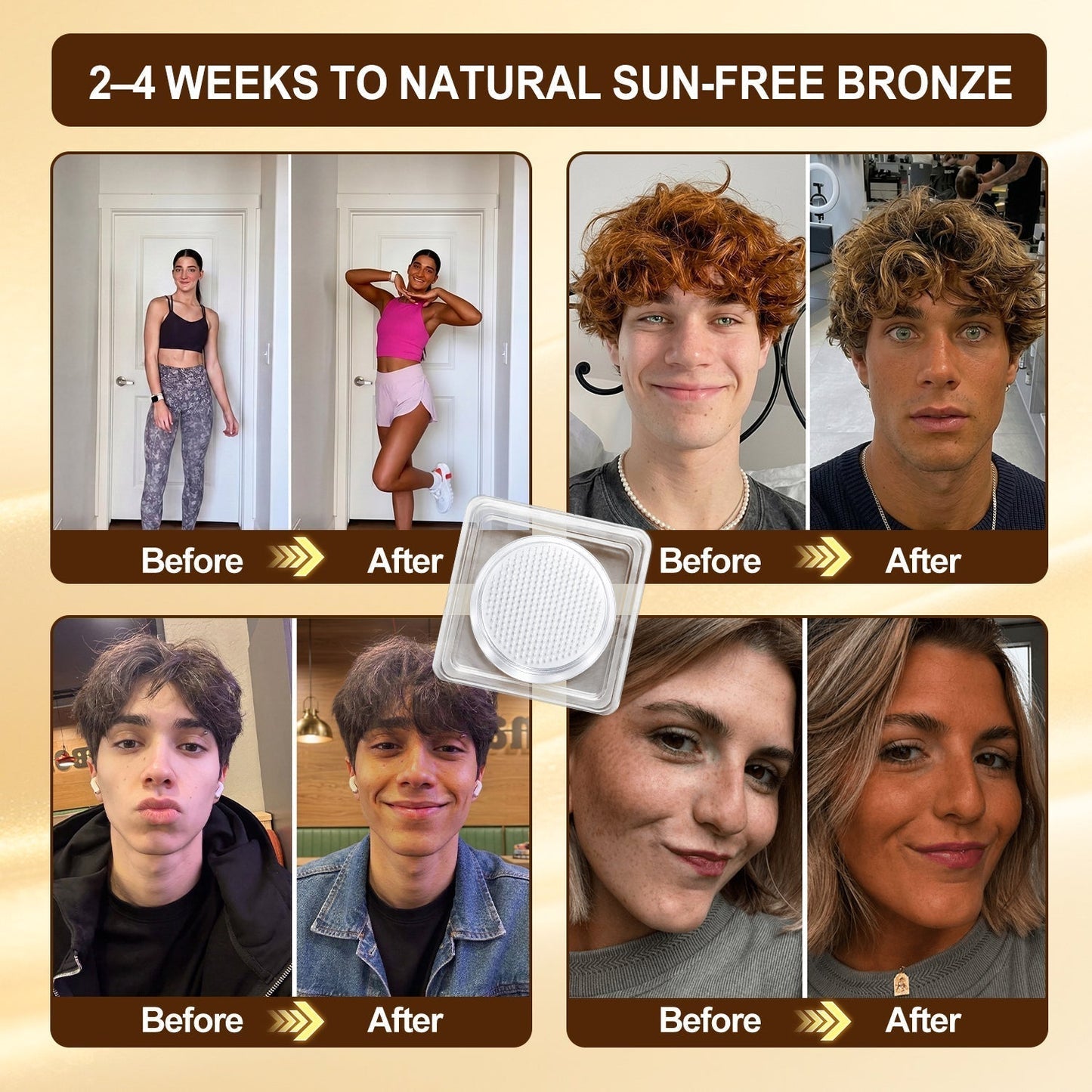 ✨👍𝗚𝗮𝗳𝗮𝗰𝗲® Sunless Natural Glow Transdermal Tanning Micro-Needle Patch