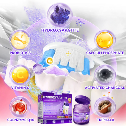 🏍️😁New Year Special: 80% OFF🎉 Dormorna® Hydroxyapatite Tooth Restorative Powder 🦷