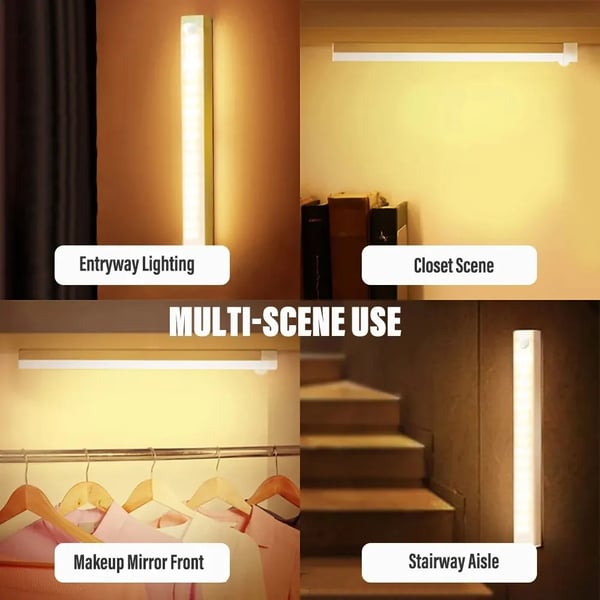 🛡️🪄Last Day Special Offer-60% OFF💡Punch-free Smart Sensor Magnetic Rechargeable LED Lights