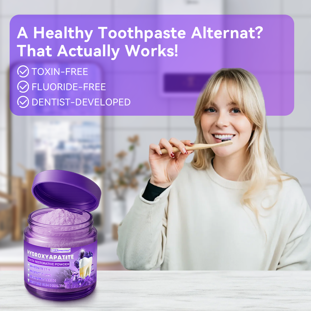 🏍️😁New Year Special: 80% OFF🎉 Dormorna® Hydroxyapatite Tooth Restorative Powder 🦷
