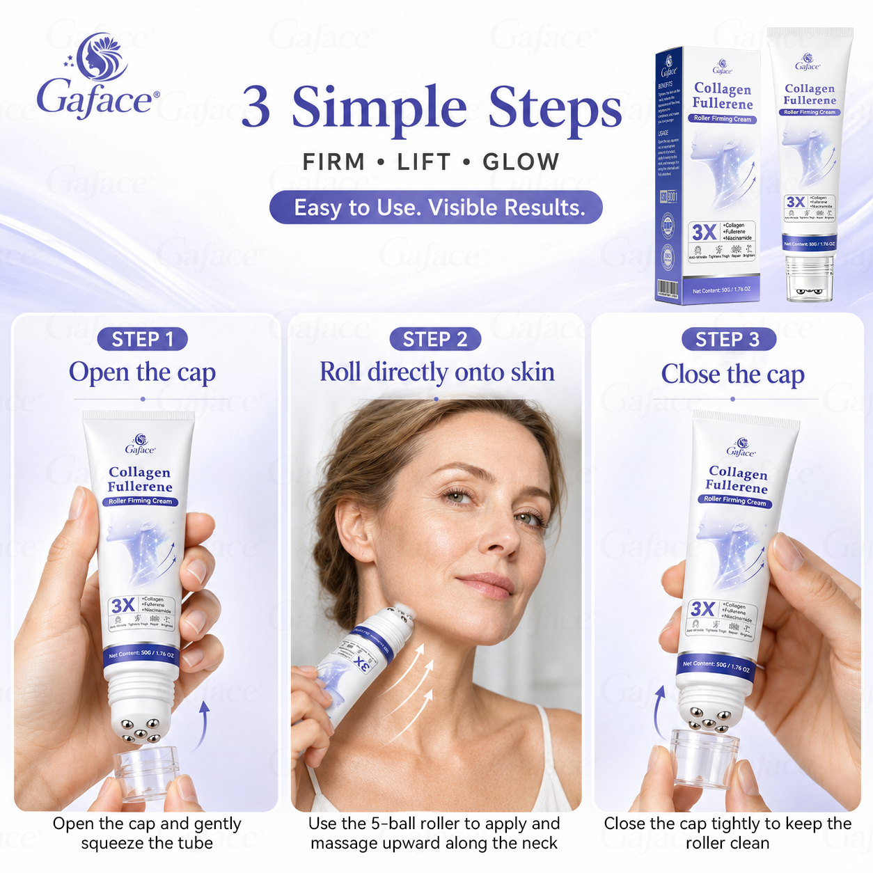 🎁🎁𝐆𝐚𝐟𝐚𝐜𝐞® 𝐂𝐨𝐥𝐥𝐚𝐠𝐞𝐧 & 𝐅𝐮𝐥𝐥𝐞𝐫𝐞𝐧𝐞 𝐑𝐨𝐥𝐥𝐞𝐫 𝐅𝐢𝐫𝐦𝐢𝐧𝐠 𝐂𝐫𝐞𝐚𝐦