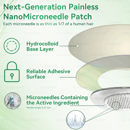Official Store | 💥💥 Luxarise® Moringa × Berberine 10‑in‑1 Advanced Nano Microneedle Patch (Once daily, visible changes in 7 days)