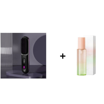🌏New Year's Offer: 50% Off💖Cordless Ceramic Heated Hair Straightening Comb(Ionic Ceramic · Hair-Friendly Design)