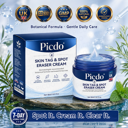 🍀𝐏𝐢𝐜𝐝𝐨® 7-𝐃𝐚𝐲 𝐒𝐤𝐢𝐧 𝐓𝐚𝐠 & 𝐒𝐩𝐨𝐭 𝐄𝐫𝐚𝐬𝐞𝐫 𝐂𝐫𝐞𝐚𝐦 (Zero Pain, Zero 𝐒𝐜𝐚𝐫𝐬 Formula) 💯
