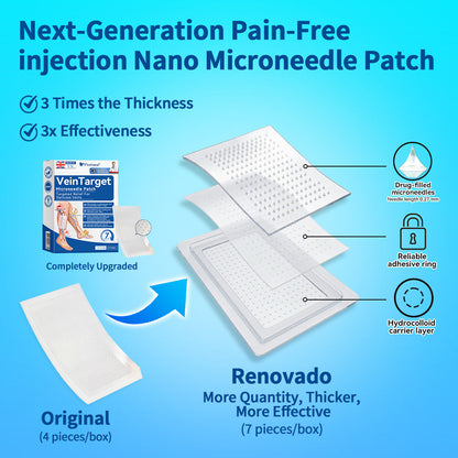 ✨👍𝐅𝐥𝐨𝐫𝐢𝐬𝐦𝐚® 𝐕𝐞𝐢𝐧𝐓𝐚𝐫𝐠𝐞𝐭 𝐌𝐢𝐜𝐫𝐨𝐧𝐞𝐞𝐝𝐥𝐞 𝐏𝐚𝐭𝐜𝐡⚡ —An advanced blend of plant-based ingredients to help target spider veins and varicose veins, while relieving heavy, tired legs.