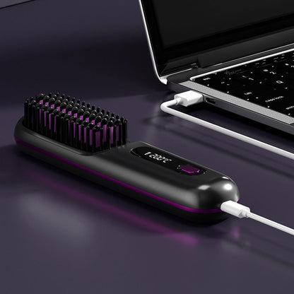 🌏New Year's Offer: 50% Off💖Cordless Ceramic Heated Hair Straightening Comb(Ionic Ceramic · Hair-Friendly Design)