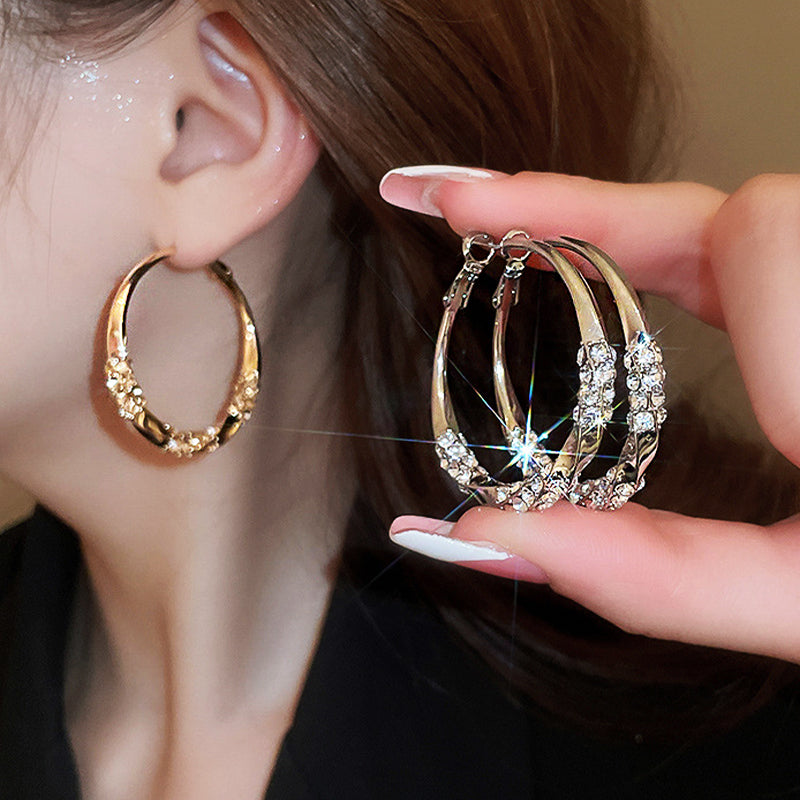 (🎉 New Year Special Offer – 50% OFF ✨) 🌙💎 CZTICLE® Cubic Zirconia Hoop Earrings