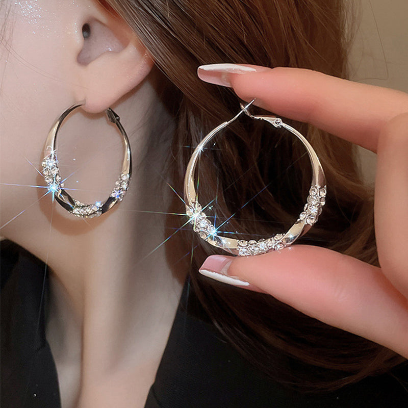 (🎉 New Year Special Offer – 50% OFF ✨) 🌙💎 CZTICLE® Cubic Zirconia Hoop Earrings