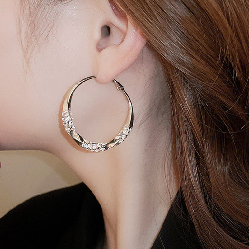 (🎉 New Year Special Offer – 50% OFF ✨) 🌙💎 CZTICLE® Cubic Zirconia Hoop Earrings