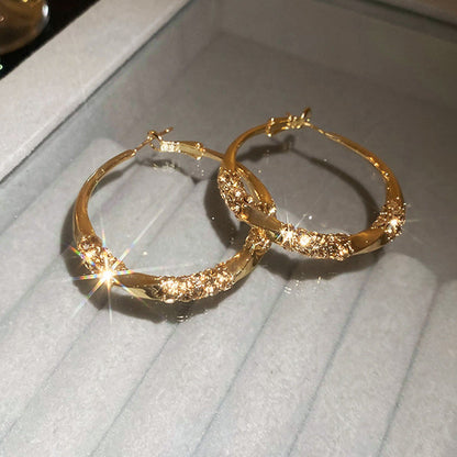 (🎉 New Year Special Offer – 50% OFF ✨) 🌙💎 CZTICLE® Cubic Zirconia Hoop Earrings