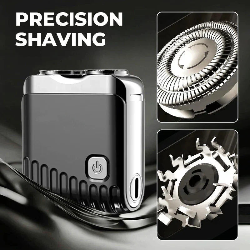 🔨🎁Mini Portable Electric Shaver – The Ultimate Travel Companion for a Smooth Shave Anywhere (Wet & Dry & USB-C)