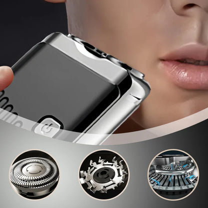 🔨🎁Mini Portable Electric Shaver – The Ultimate Travel Companion for a Smooth Shave Anywhere (Wet & Dry & USB-C)
